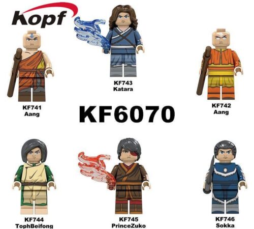 Đồ chơi mô hình Minifigure Aang Kopf KF741 từ phim Avatar: The Last Airbender, giá rẻ cho bé trai 6 tuổi.
