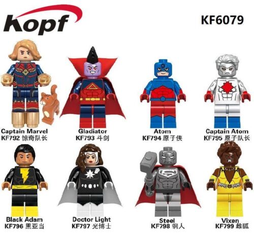 đồ chơi mô hình Minifigure Atom KF794 giá rẻ cho bé trai 6 tuổi. Nhân vật siêu anh hùng Atom từ DC Comics của hãng Kopf.