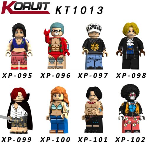 Bộ 8 Minifigure Đảo Hải Tặc KORUIT KT1013 chất lượng cao, giá rẻ cho bé trai 6 tuổi trở lên