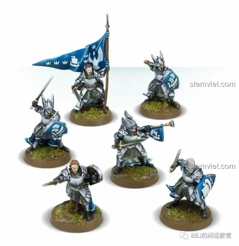 Nguyên mẫu Hiệp Sĩ Thiên Nga Dol Amroth, đồ chơi mô hình KORUIT KT1051, nguồn cảm hứng cho bộ minifigure.
