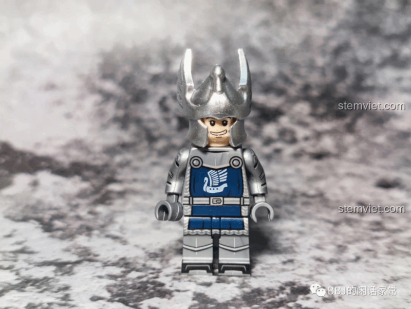 Vũ khí minifigure Kỵ Sĩ Thiên Nga Dol Amroth KORUIT KT1051 bao gồm giáo và kiếm, bộ đồ chơi lắp ráp.