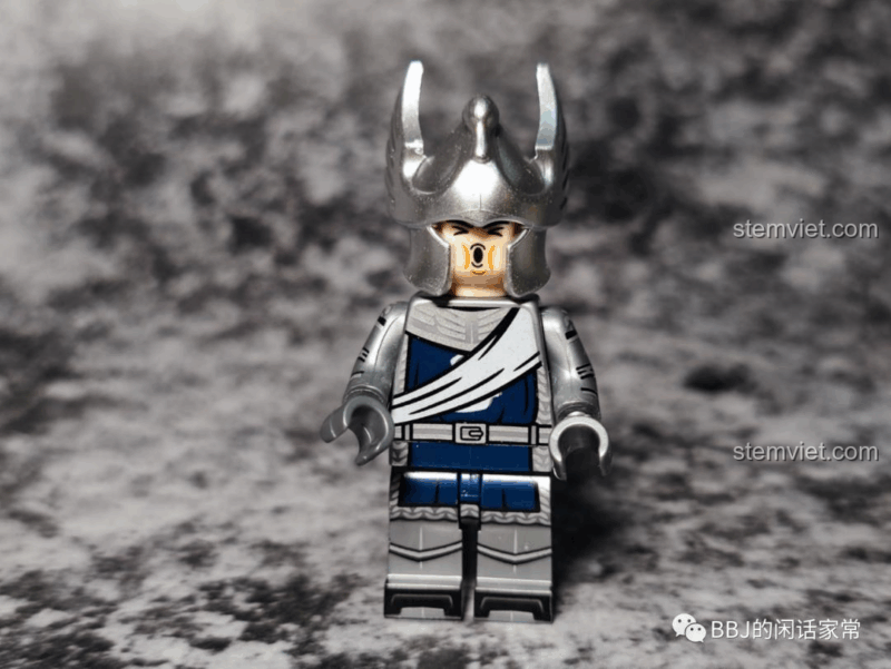 Vũ khí minifigure Kỵ Sĩ Thiên Nga Dol Amroth KORUIT KT1051 bao gồm giáo và kiếm, đồ chơi mô hình.
