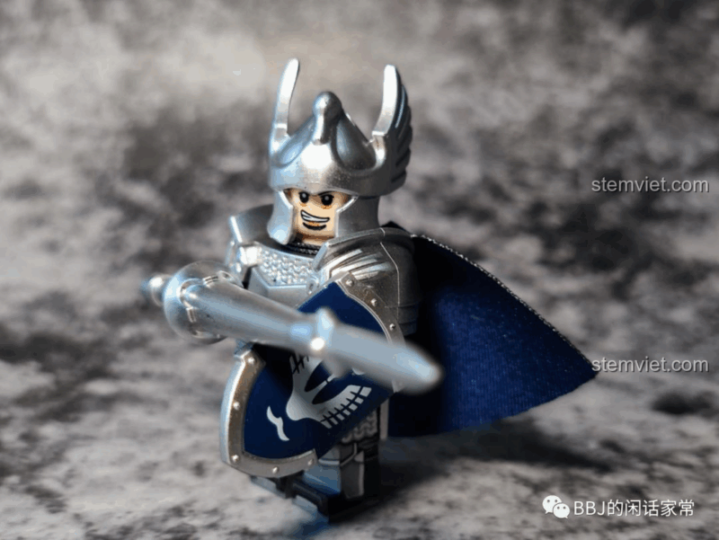 Minifigure Hiệp sĩ Thiên Nga Dol Amroth Koruit KT1051, đồ chơi mô hình chiến binh Gondor, giáp bạc, khiên thiên nga, chất lượng cao