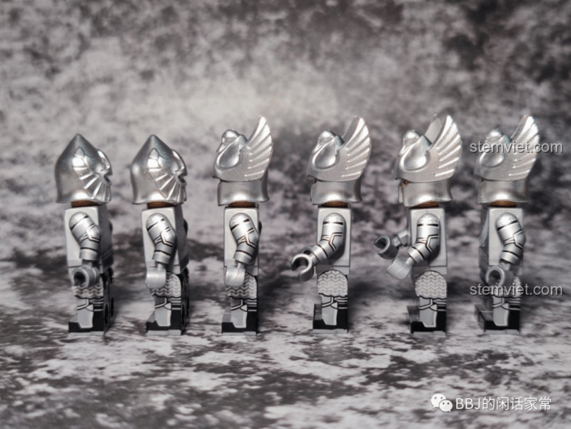Mũ trụ minifigure Kỵ Sĩ Thiên Nga Dol Amroth KORUIT KT1051 với họa tiết thiên nga, set đồ chơi giá tốt.