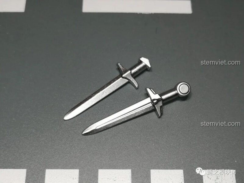Chi tiết in ấn mặt sau minifigure Kỵ Sĩ Thiên Nga Dol Amroth KORUIT KT1051, đồ chơi mô hình.