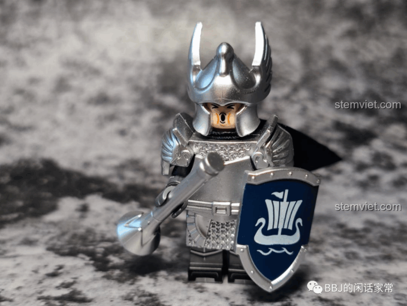 Minifigure Người thổi kèn XP-394 KORUIT KT1051, set đồ chơi Lính Gondor, chi tiết độc đáo.