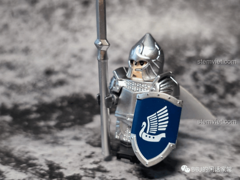 Minifigure Thợ săn súng XP-390 KORUIT KT1051, đồ chơi mô hình Hiệp Sĩ Thiên Nga Dol Amroth, sẵn sàng chiến đấu.