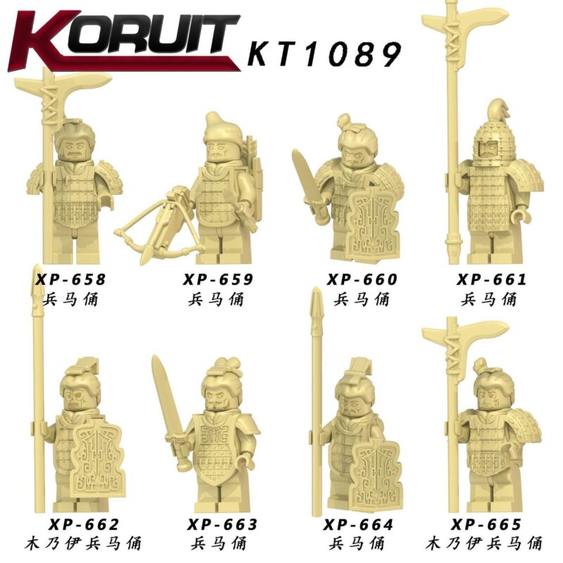 Bộ 8 Minifigure Binh Mã Dũng KORUIT KT1089 đồ chơi mô hình chất lượng cao cho bé trai 6 tuổi giá tốt
