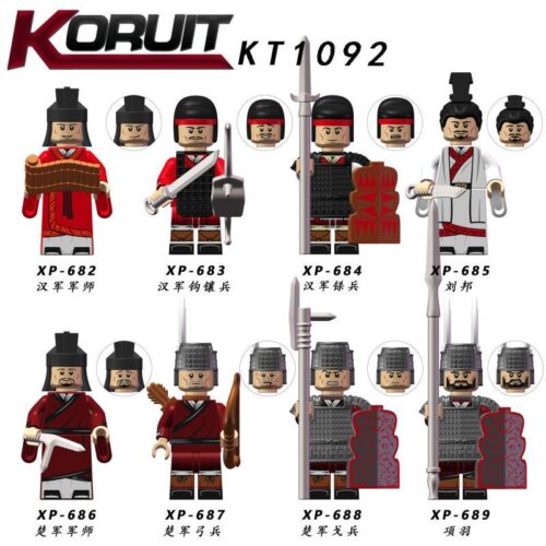 KORUIT KT1092 Bộ Lắp Ghép Nhân Vật Lịch Sử Thời Hán - Sở XP-682 Hán Quân Sư