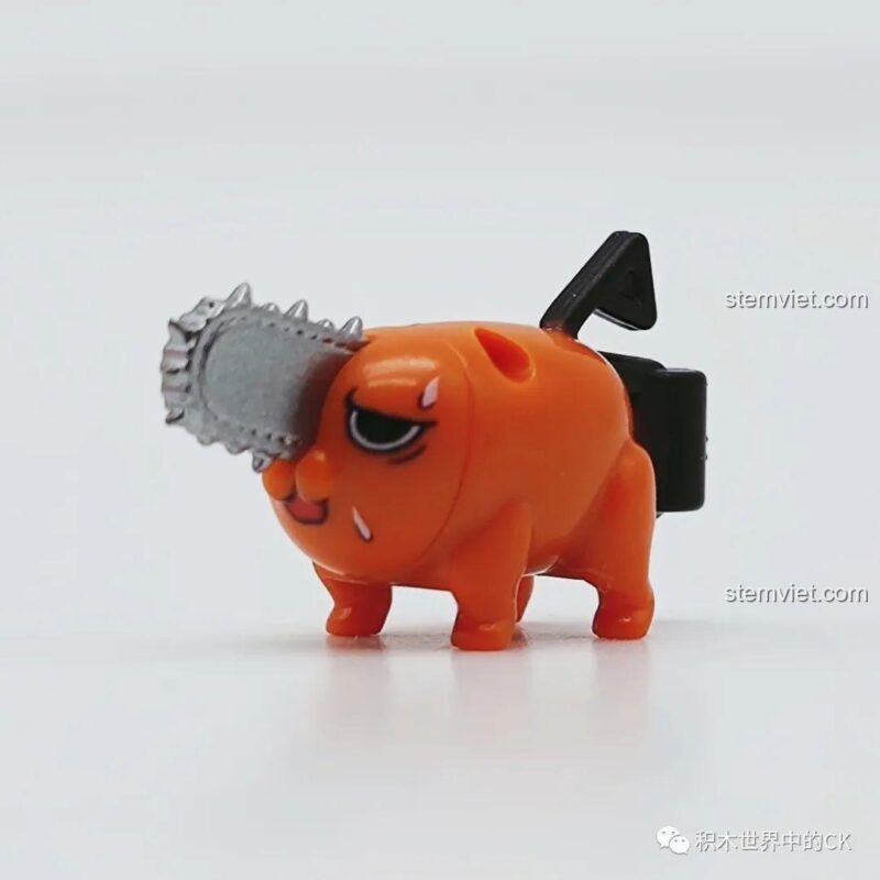 Cận cảnh minifigure Denji XP-510 từ bộ sưu tập KORUIT Chainsaw Man.