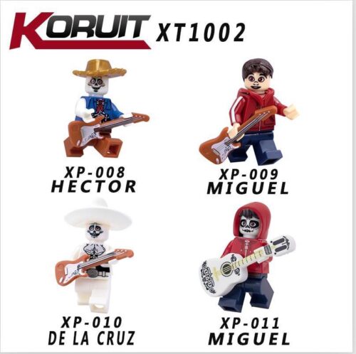 Minifigure Miguel KORUIT XP-009 từ phim Coco, đồ chơi lắp ghép giá rẻ cho bé trai 6 tuổi. Một trong những đồ chơi mô hình KORUIT được yêu thích.