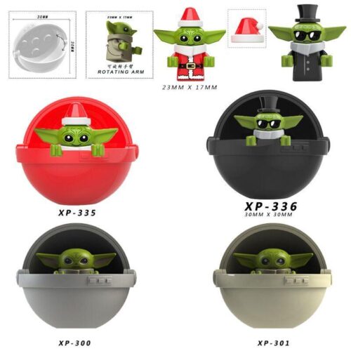 Bộ đồ chơi mô hình Yoda Bé Con KORUIT XP-301 đáng yêu trong hộp phi thuyền, kích thước nhỏ gọn, phù hợp cho bé trai và bé gái 8 tuổi, giá tốt.