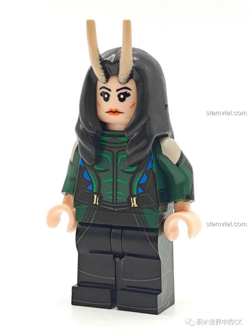 Cận cảnh minifigure Mantis KORUIT XP-534 từ phim Vệ Binh Dải Ngân Hà 3, đồ chơi mô hình chất lượng cao.