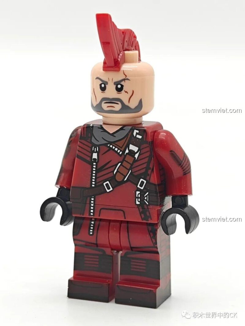 Cận cảnh minifigure Kraglin (XP-536) trong bộ sưu tập Vệ Binh Dải Ngân Hà 3 của KORUIT.