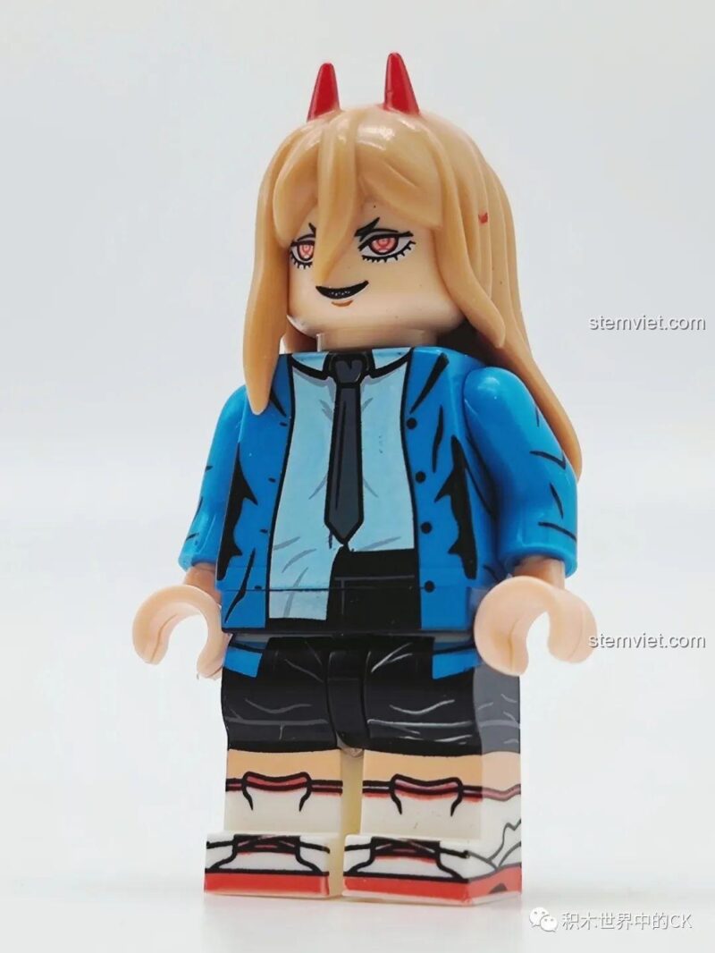 Cận cảnh minifigure Denji XP-508 từ bộ sưu tập KORUIT Chainsaw Man.