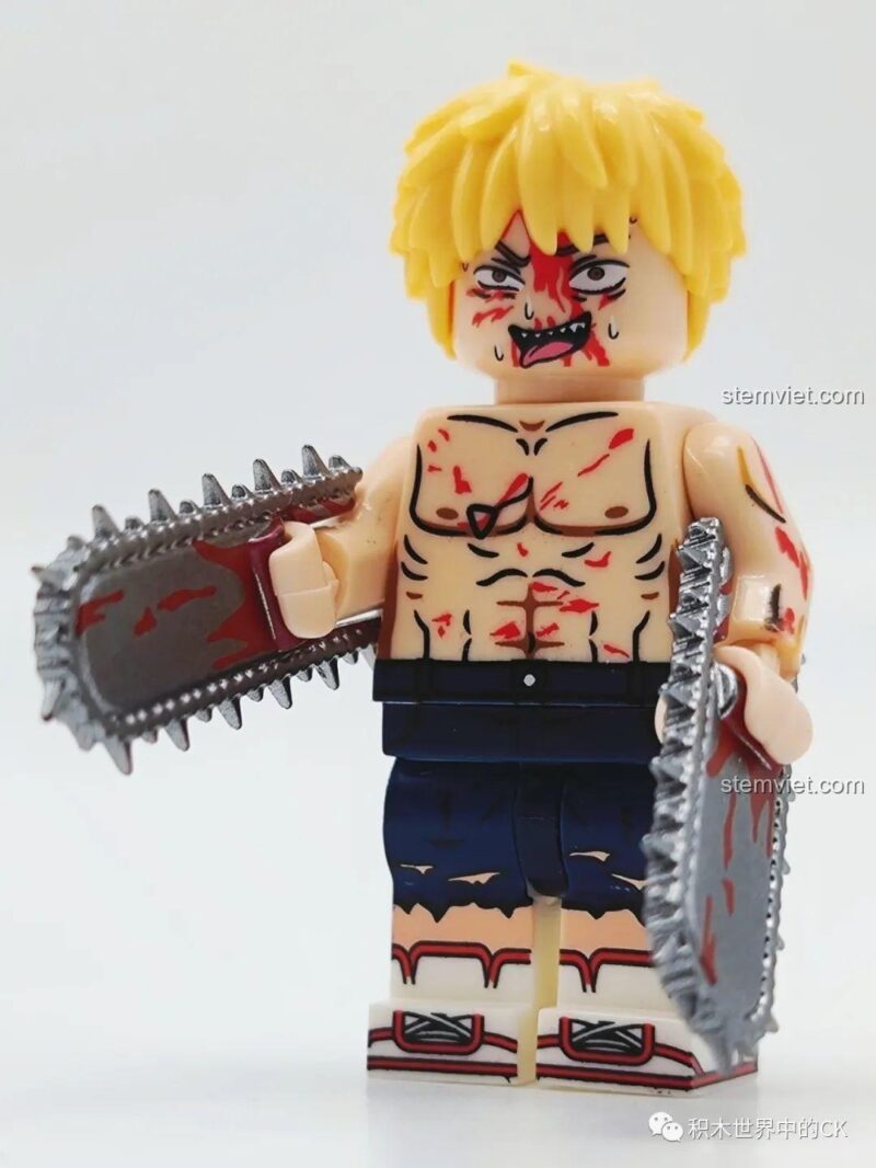 Cận cảnh minifigure Himeno XP-509 từ bộ sưu tập KORUIT Chainsaw Man.