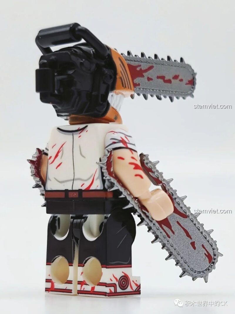 Cận cảnh minifigure Aki Hayakawa XP-511 từ bộ sưu tập KORUIT Chainsaw Man.