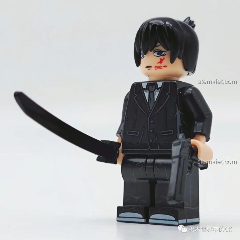 Cận cảnh minifigure Bomb Devil XP-513 từ bộ sưu tập KORUIT Chainsaw Man.