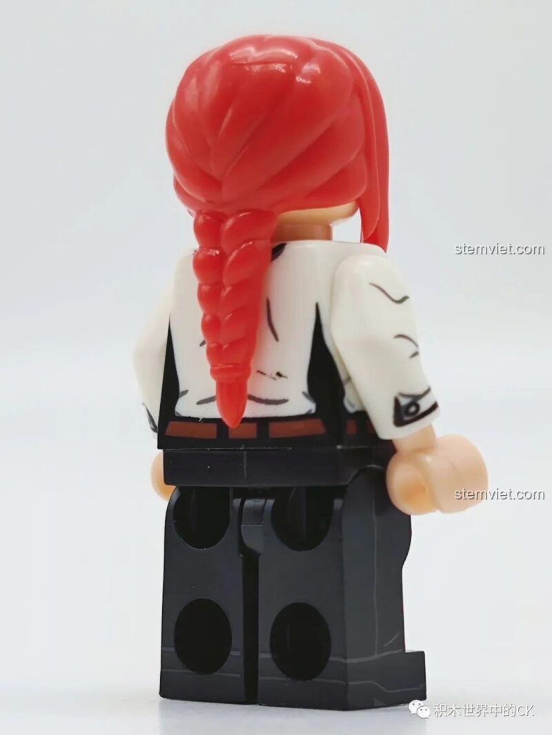 Mặt sau của minifigure Denji dạng người cưa XP-506.