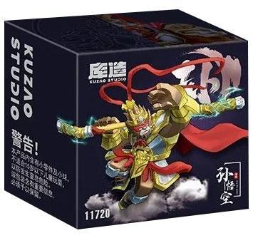 Hộp đồ chơi mô hình Tôn Ngộ Không Kuzhao Studio 11720, đại nhân vật Tây Du Ký, phù hợp cho bé trai 12 tuổi, giá tốt.