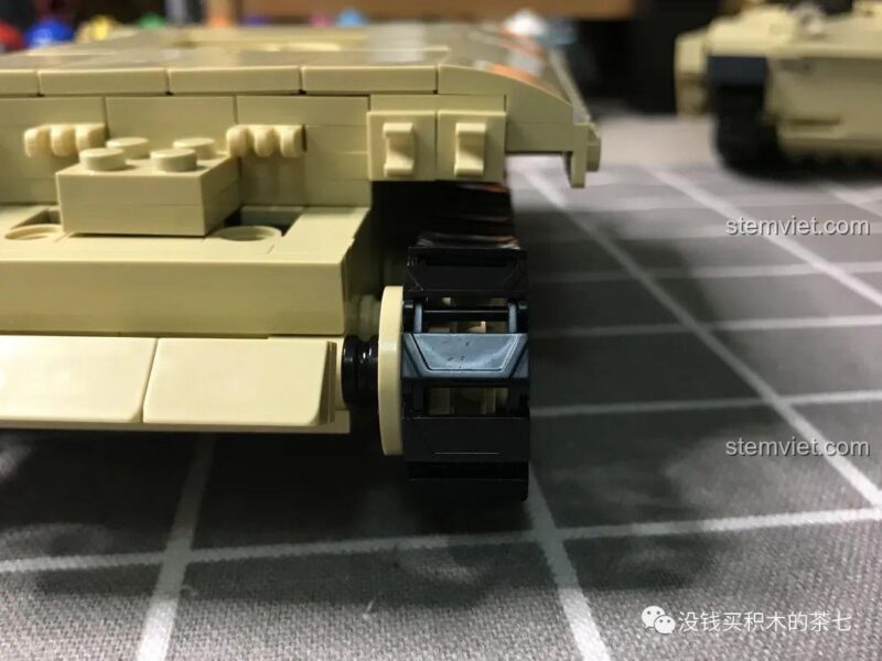 Lắp ráp nòng pháo JIAZHI SY 0105 Xe Tăng Challenger 2, đồ chơi mô hình xe tăng quân sự, chi tiết pháo chính, rèn luyện sự khéo léo.