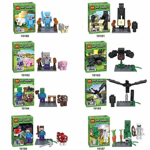 Bộ lắp ghép Minecraft LARI 10185, đồ chơi lắp ráp Thế giới Minecraft cho bé trai 6 tuổi, giá tốt