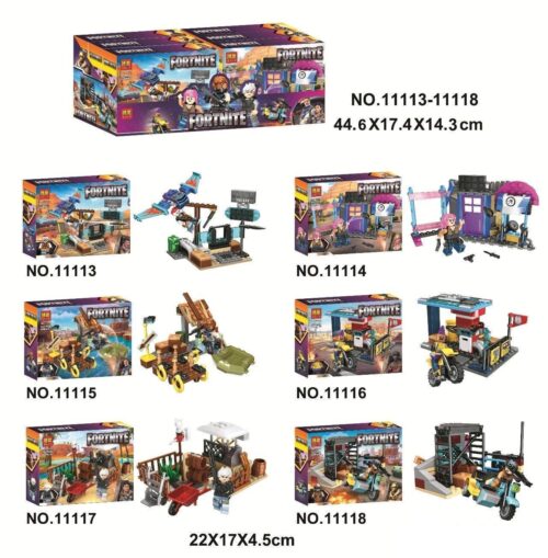 Bộ lắp ghép Fortnite LARI 11116 6 cảnh nhỏ độc đáo, đồ chơi lắp ráp Fortnite cho bé trai 6 tuổi, giá tốt