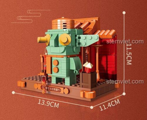Kích thước mô hình Tam Sao Đôi Đống Đống Tống Phúc