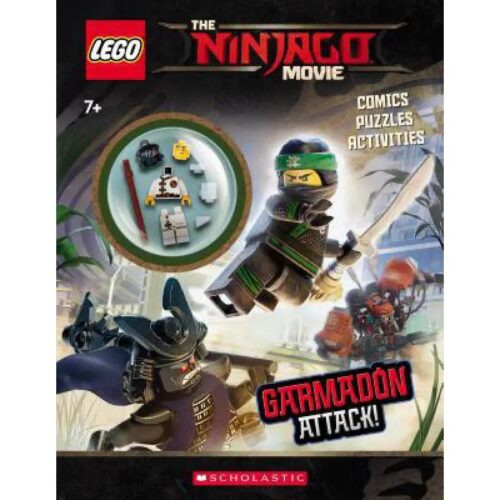 Sách hoạt động LEGO NINJAGO Garmadon Attack kèm minifigure độc quyền, phù hợp bé trai 7 tuổi, giá tốt