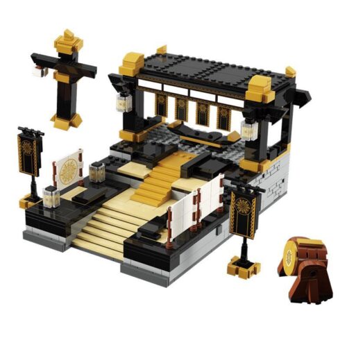 bộ lắp ráp Trường Bắn Cung Ngoài Rừng Đá Leier Entertainment LE-J914, mô hình cổ trang cho bé trai 8 tuổi giá rẻ.