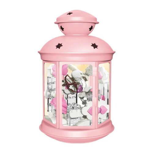 Đèn lồng tình yêu Cupid LELE 10012, mô hình thần tình yêu, đồ chơi lắp ráp trang trí, quà tặng Valentine, đèn LED
