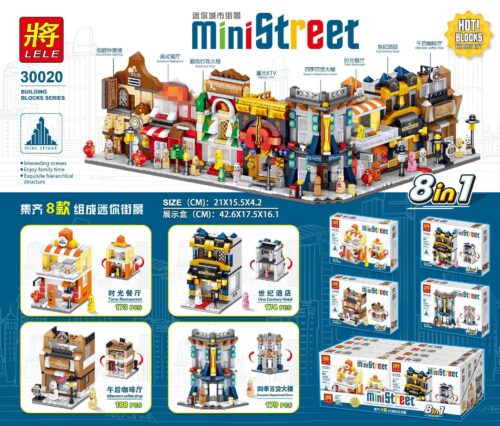 Bộ lắp ghép Phố Mini LELE 30020, đồ chơi lắp ráp Khu phố mini cho bé trai, bé gái 6 tuổi, giá tốt.