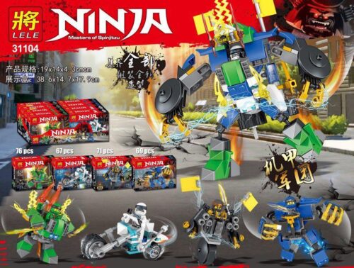 LELE Masters of Spinjitzu 31104 Nick Knights: Robot Chiến Binh - Hộp sản phẩm