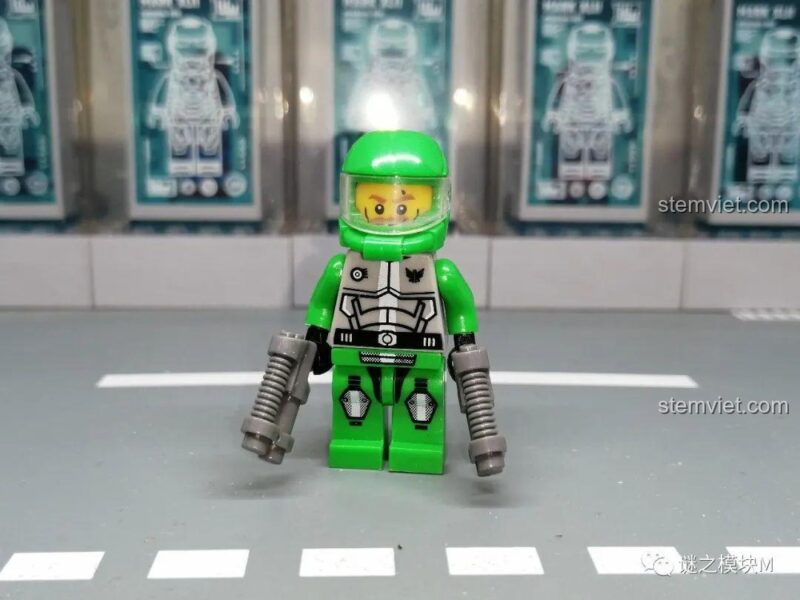 Minifigure Đội Quân Ngân Hà 0700 LELE, đội xanh lá, gia công tỉ mỉ, phù hợp bé trai 7 tuổi, giá tốt.