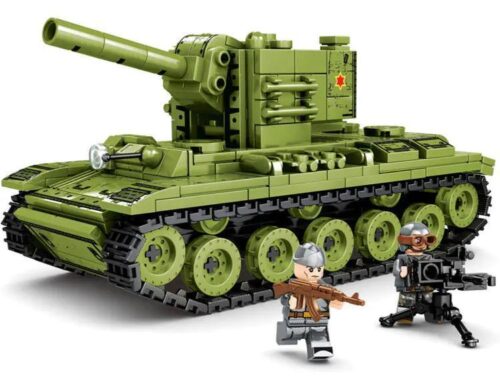 Xe tăng hạng nặng KV-2 Liên Xô LEPIN 66016 bộ đồ chơi quân sự cho bé trai 6 tuổi