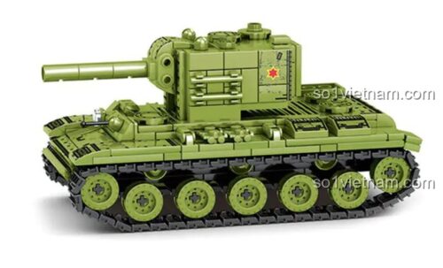 Xe tăng KV-2 LEPIN 66016 đồ chơi lắp ghép cho bé trai 6 tuổi