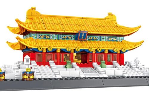 bộ lắp ghép Điện Thái Hòa Leyi 82007, đồ chơi mô hình Cung điện Tử Cấm Thành, Kiến trúc Tinh Xảo, cho bé 6 tuổi, giá tốt