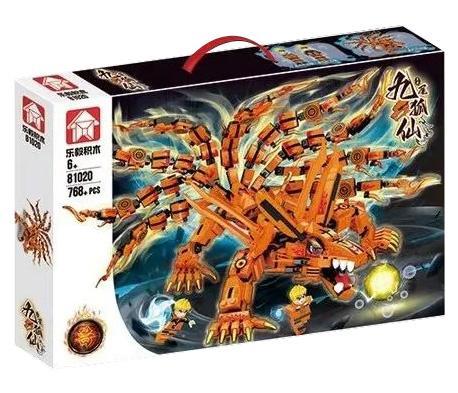 Hộp bộ lắp ghép Cửu Vĩ Hồ Tiên LeYi Bricks 81020, đồ chơi mô hình linh thú huyền thoại cho bé trai 6 tuổi, chất lượng cao, giá tốt.