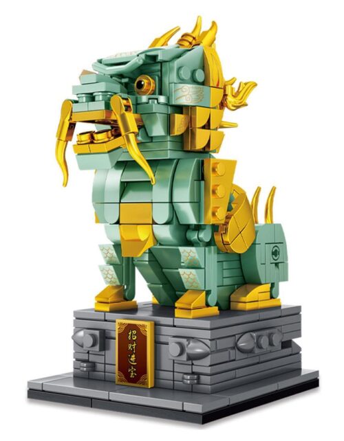 bộ lắp ghép Kỳ Lân Thụy Thú LeYi Bricks 88066 cho bé 6 tuổi, mô hình thần thú may mắn giá rẻ