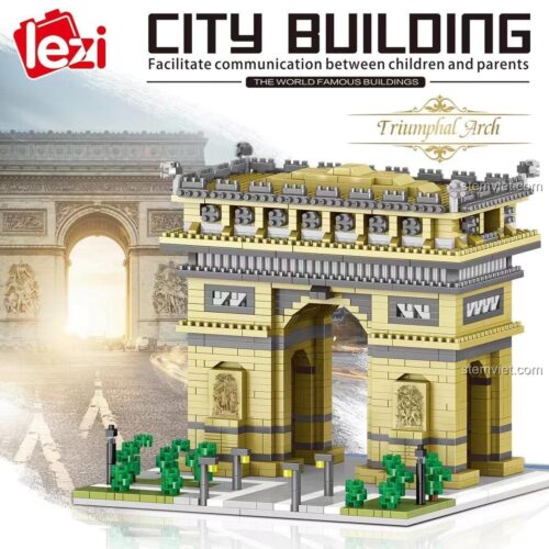 Bộ lắp ghép Lezi LZ8004 Khải Hoàn Môn - Kiến trúc Paris