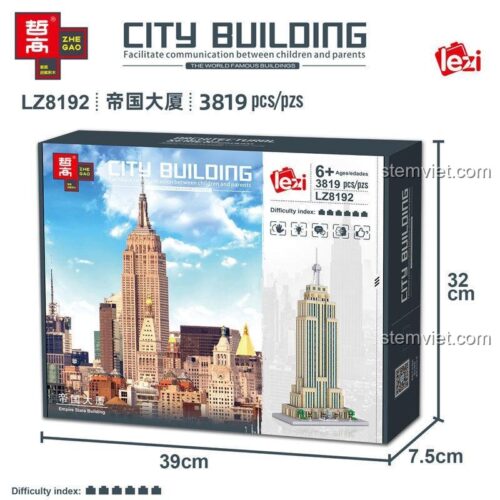 Hộp sản phẩm Tòa nhà Chọc trời New York LZ8192