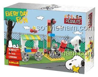 Hộp bộ đồ chơi Snoopy Fun Life: Boxing Game LN8066