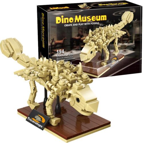 LiNooS LN7004 Bộ Lắp Ghép Hóa Thạch Khủng Long Ankylosaurus cho bé 5-12 tuổi