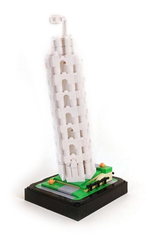 Bộ lắp ghép Mô hình Tháp Nghiêng Pisa LiNooS LN7059, đồ chơi mô hình kiến trúc tinh xảo cho bé 6 tuổi, giúp phát triển tư duy logic, giá tốt.