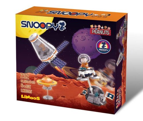Bộ lắp ghép Snoopy LiNoos LN8095 Snoopy phi hành gia khám phá vũ trụ, đồ chơi mô hình tàu vũ trụ cho bé trai 6 tuổi, giá tốt.