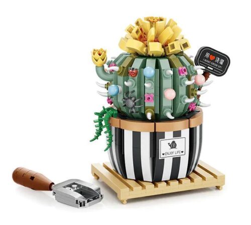 bộ lắp ghép Cây Xương Rồng LOZ 1246, đồ chơi mô hình Xương Rồng Trang Trí, 721 chi tiết mini, cho bé 6 tuổi, giá tốt