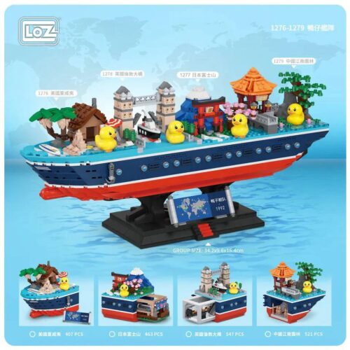 Bộ đồ chơi Vịt Con Hạm Đội LOZ 1276