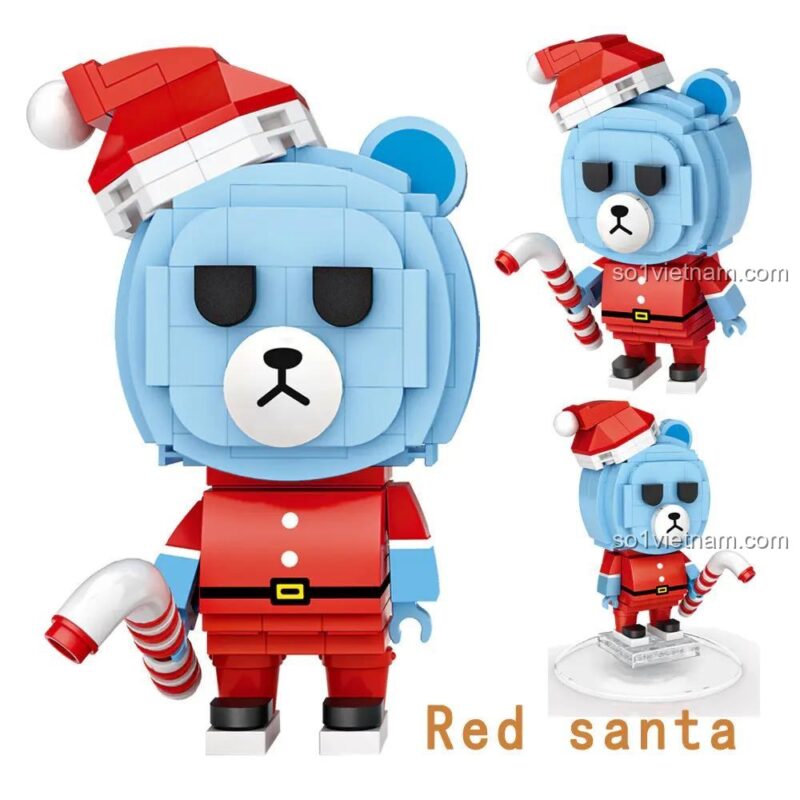 Mô hình Gấu Ông già Noel LOZ 1311, bộ lắp ghép 1311 giá tốt.