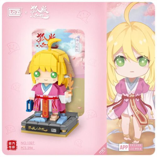 bộ lắp ghép Hồ Yêu Tiểu Hồng Nương LOZ 1327 thiết kế chibi dễ thương cho con gái 6 tuổi giá tốt