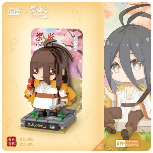 Bộ lắp ghép Đông Phương Nguyệt Sơ LOZ 1328, đồ chơi mô hình nhân vật Fox Spirit Matchmaker cho bé trai 6 tuổi, giá tốt